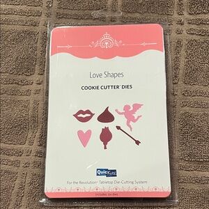 NEW QuicKutz Love Shapes Cookie Cutter Dies set of 6 Lifestyle Crafts